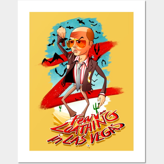 Fear and loathing in Las Vegas Wall Art by Tronyx79